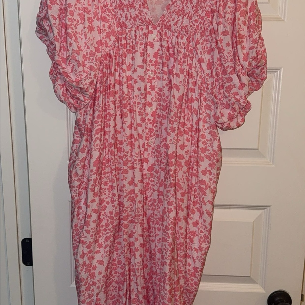 entro Pink Floral Dress